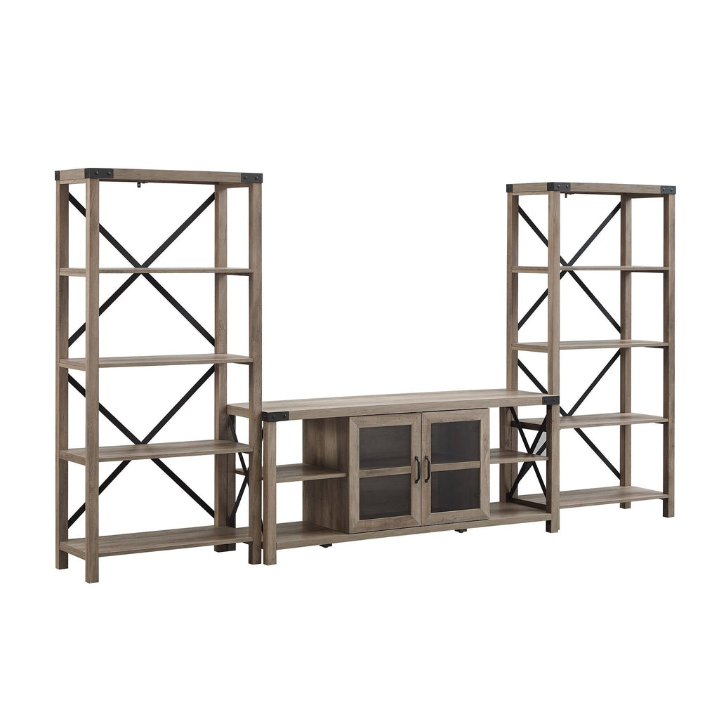 White Oak Entertainment Wall W72562