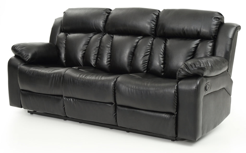 Black Reclining Sofa B9631