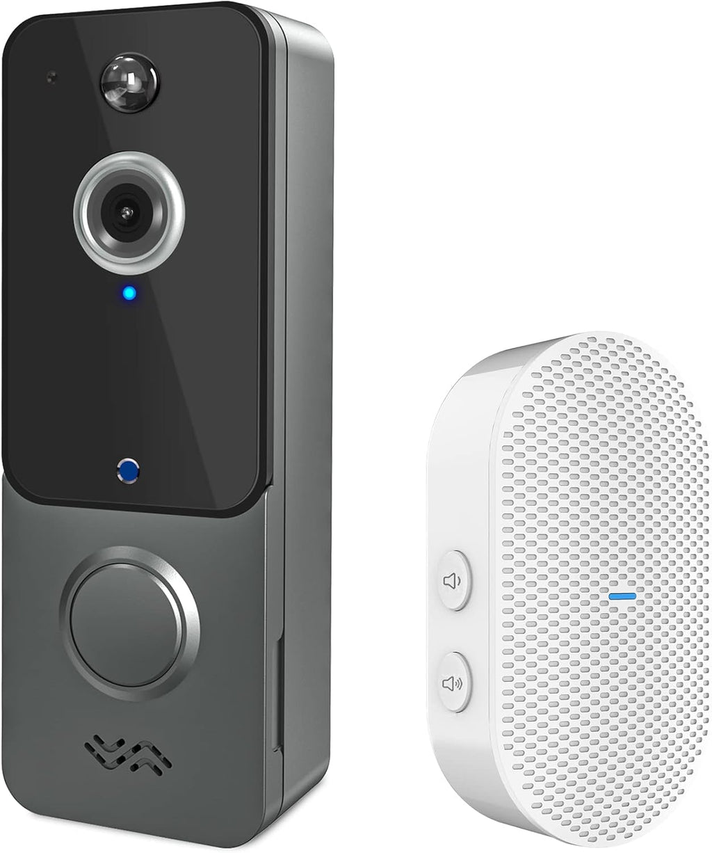 Wireless Video Doorbell Camera with Chime, 1080P HD, Night Vision, 2-Way Audio I593