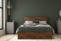 3 Piece Full Size Bedroom Set in Truffle and Greige Q7611