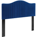 Navy Performance Velvet King/California King Headboard V171069