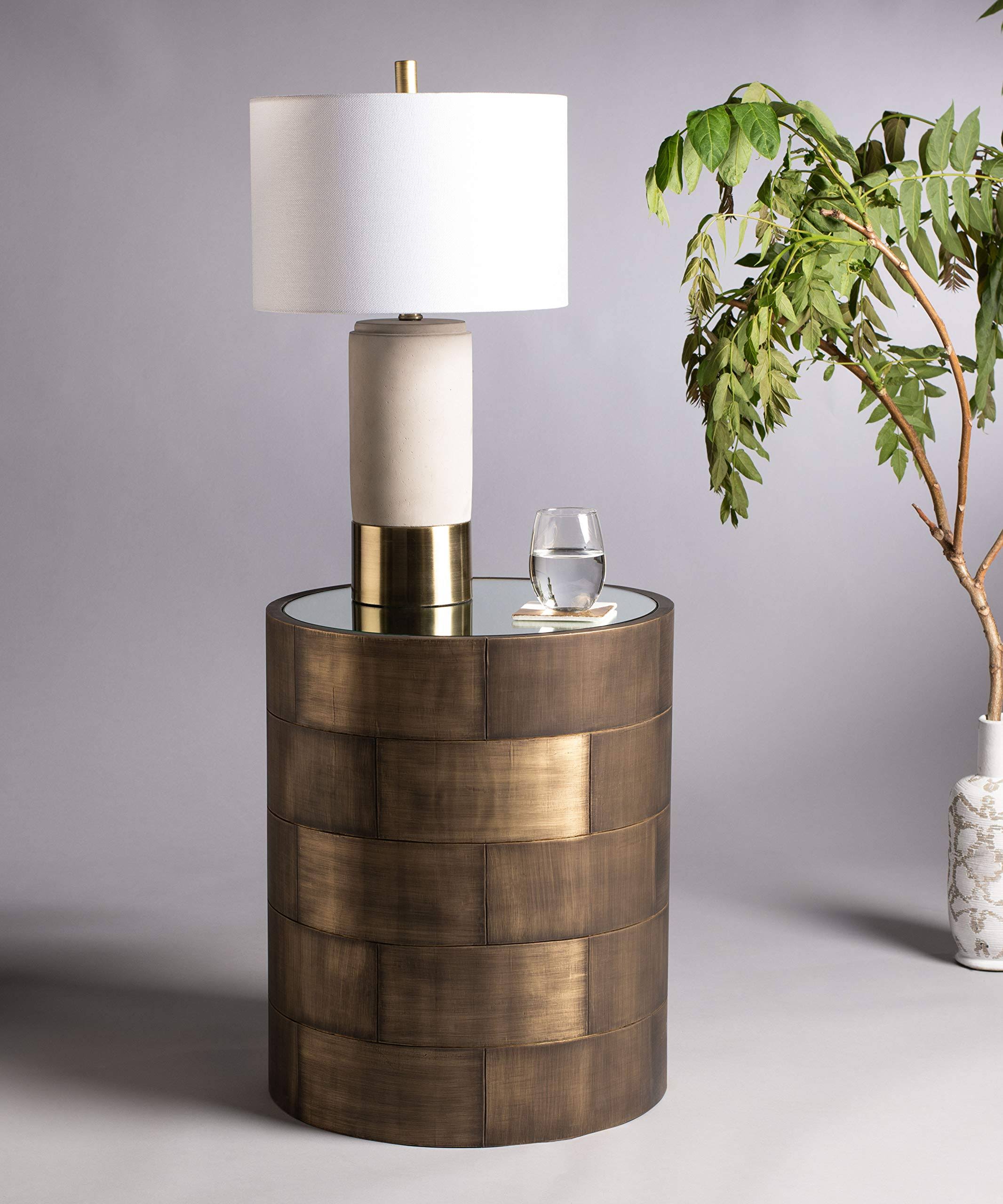 Brass Round Side Table W5220