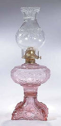 Kerosene Lamp with Crystal Clear Glass Font N640