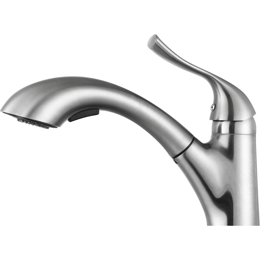 Brushed Nickel Single-Handle Pull-Out Sprayer Kitchen Faucet G36800