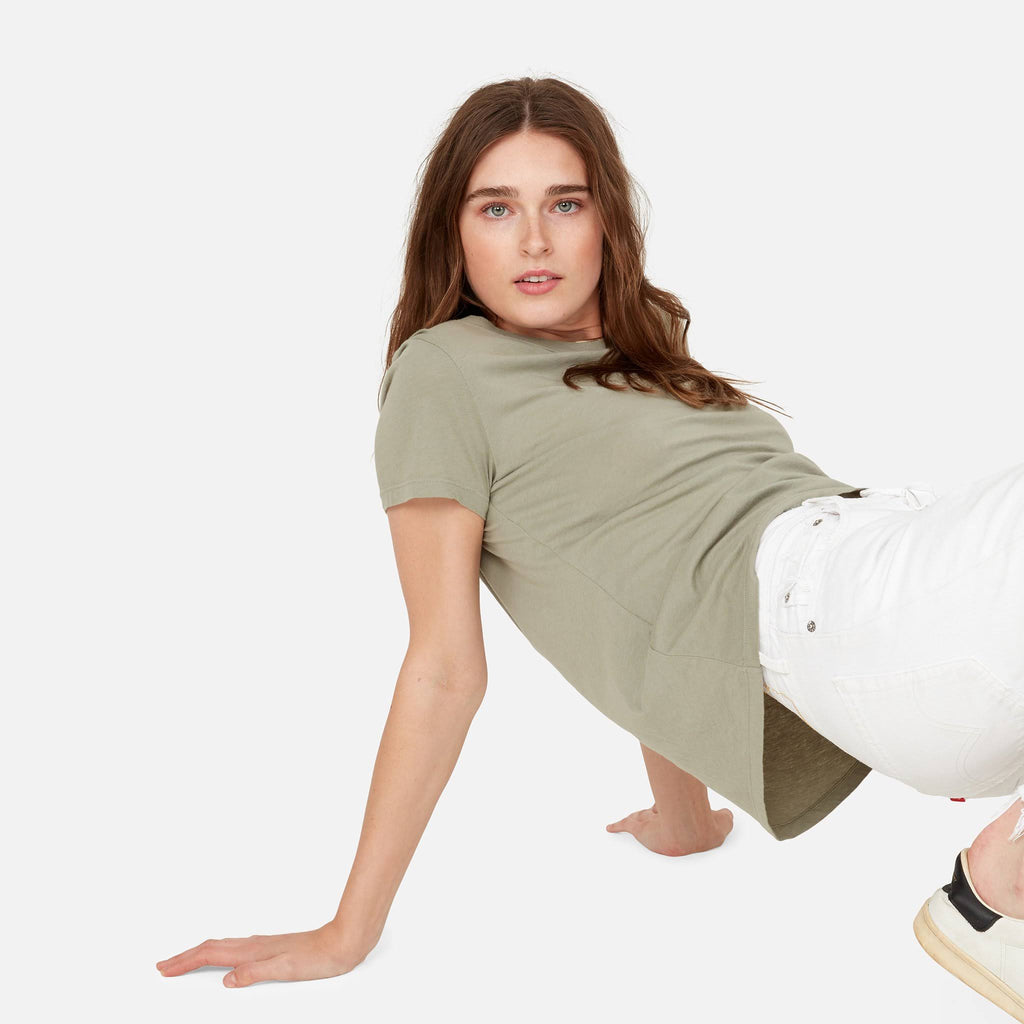 Organic Cotton Classic Tee Sage / Xs D361