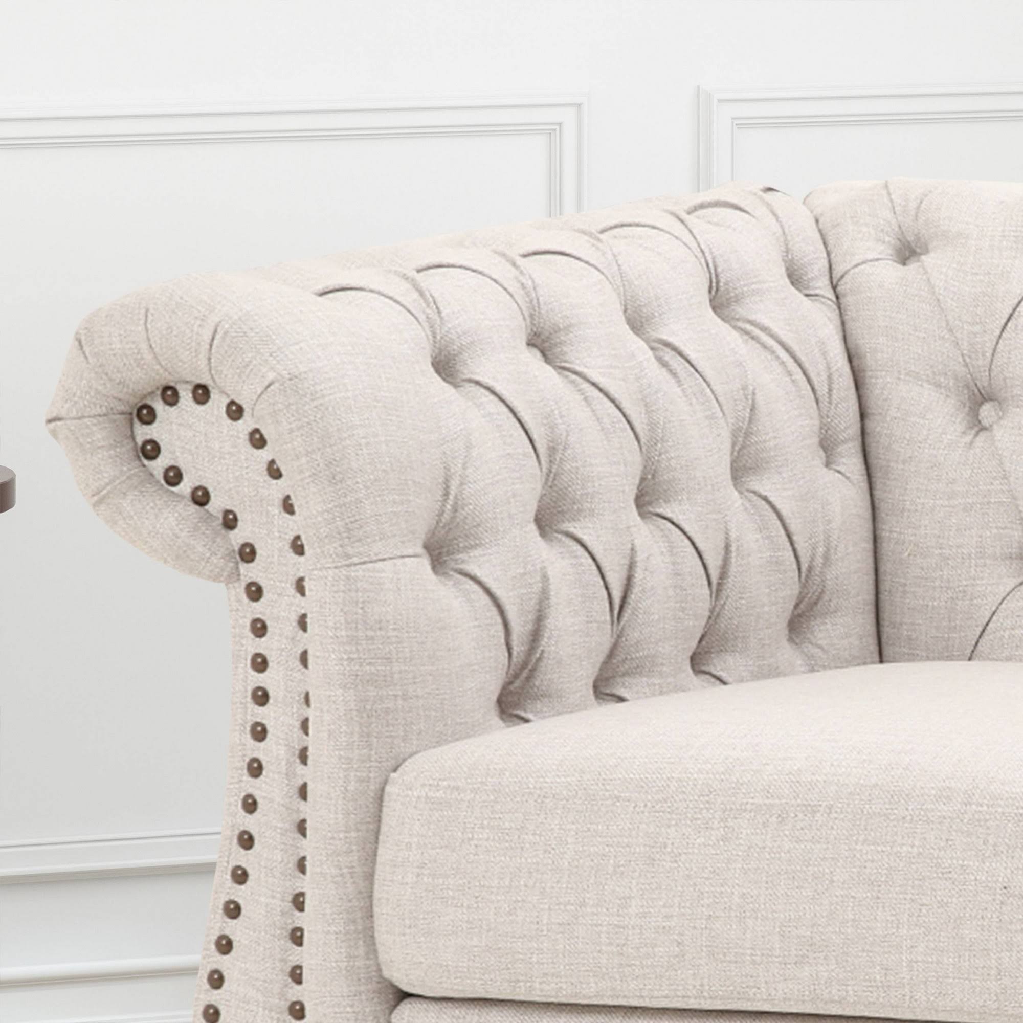 Chesterfield Club Chair Beige K7520