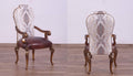 Bronze Dining Arm Chair Set 2Pcs F9739