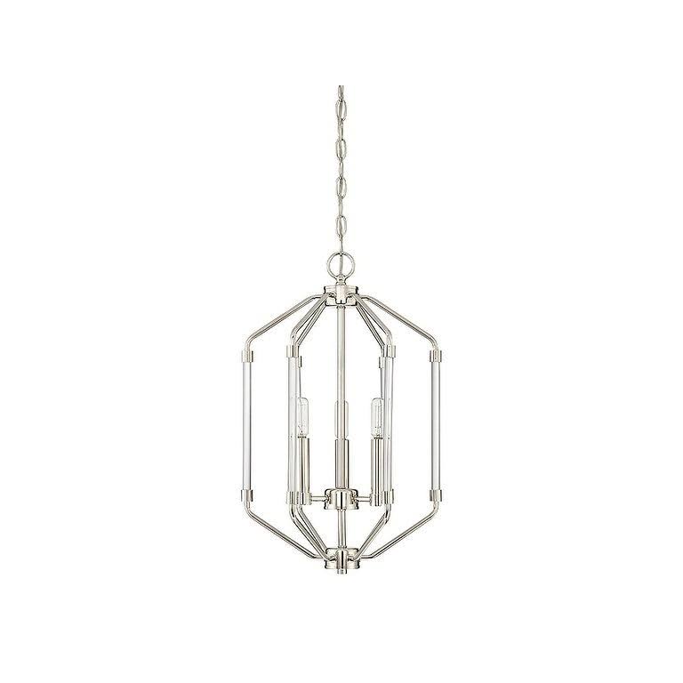 Warm Brass 3 Light Foyer P36051