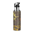 Stainless Steel Insulated Thermos Vacuum Flask Water Bottle with Straw Lid E86657