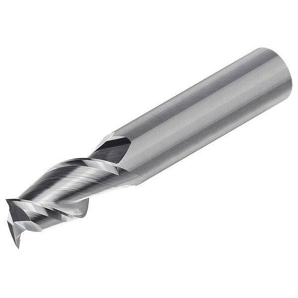 Carbide End Mill, Dia 1/2 In, Cut L 5/8 in H12372
