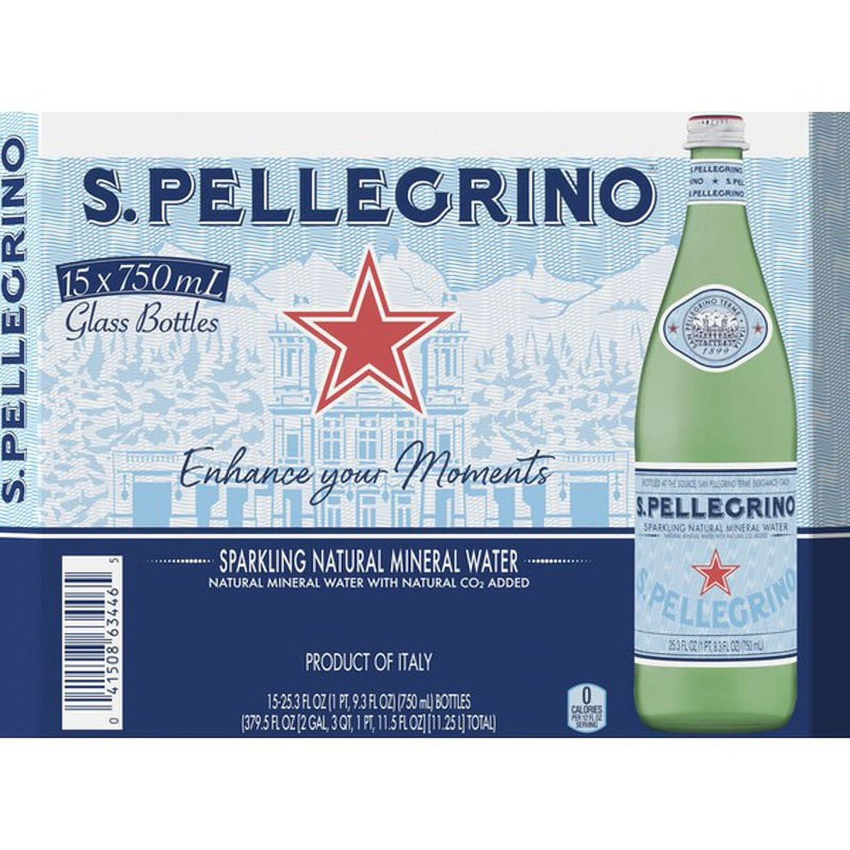 15 pk. 25.3 oz. Sparkling Mineral Water H114810