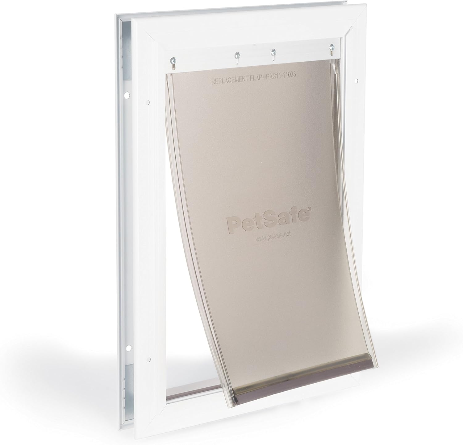 Aluminum Dog Door or Cat Door with Tinted Vinyl Flap and Slide-In Closing Panel J6908