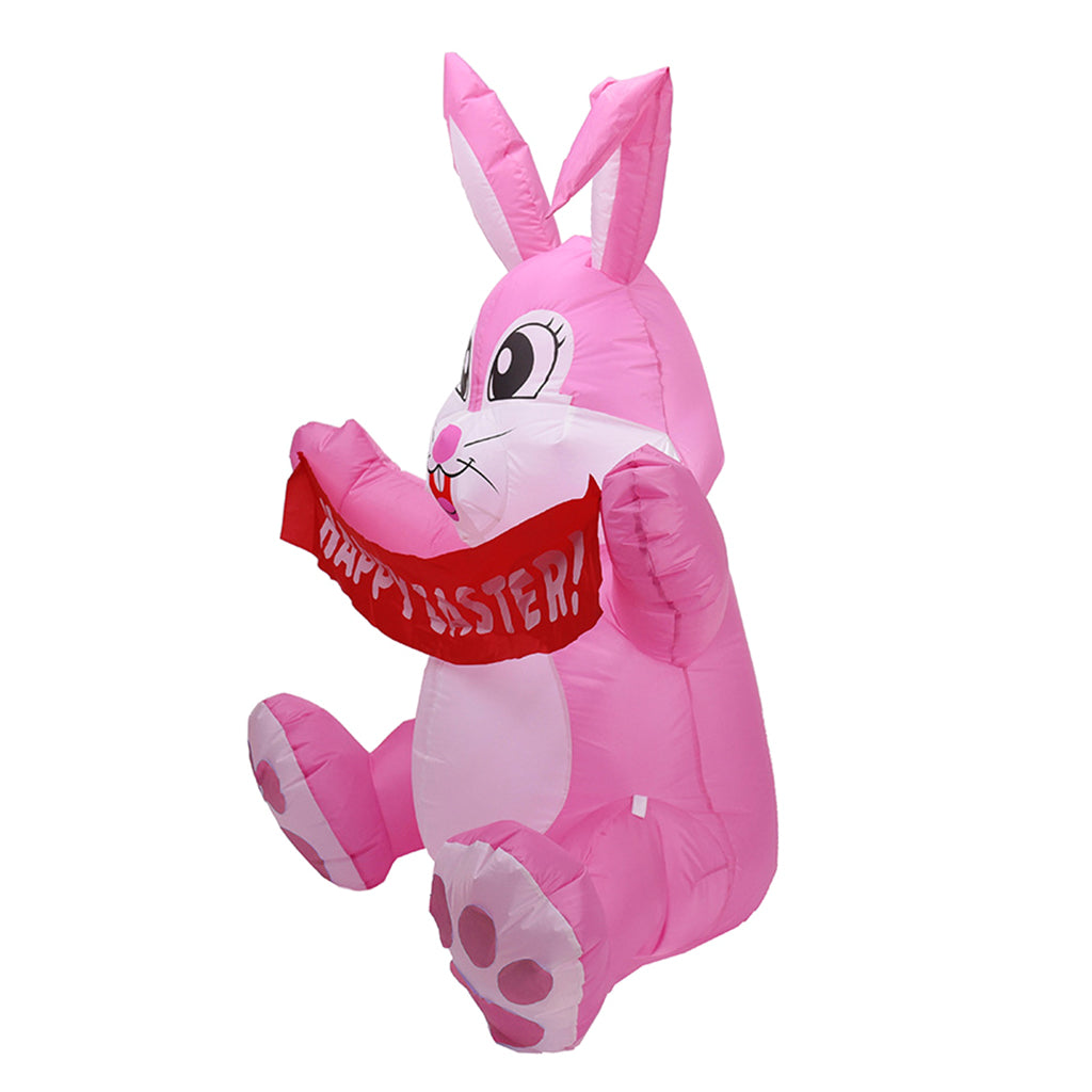 1.5m Inflatable LED Night Light Easter Bunny H373563