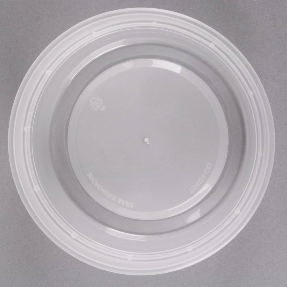 Translucent 8 oz Microwavable Container T4398