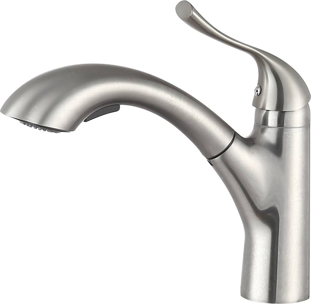 Brushed Nickel Single-Handle Pull-Out Sprayer Kitchen Faucet G36800
