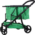 Lightweight Shopping Cart with 3 Blue Baskets Q9552