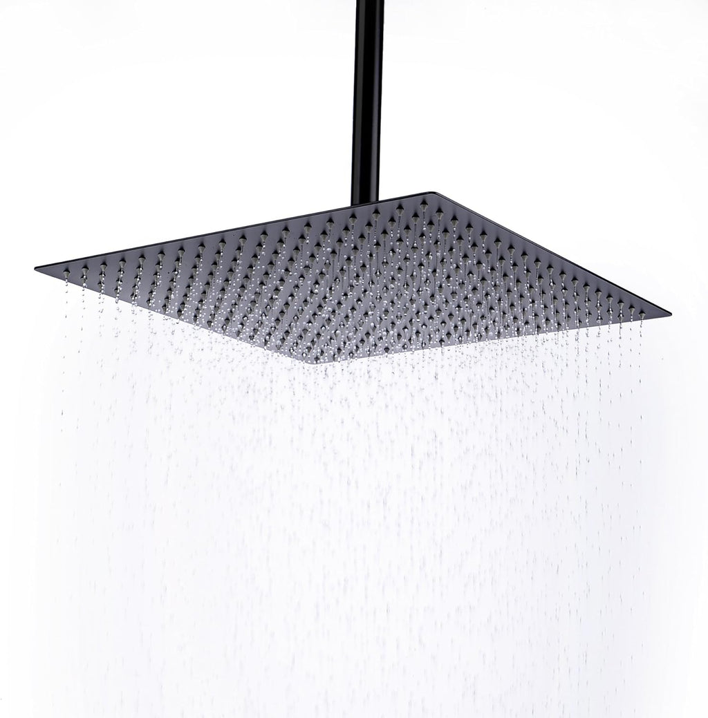 16 Inch Rainfall Square Stainless Steel Shower Head Y480149