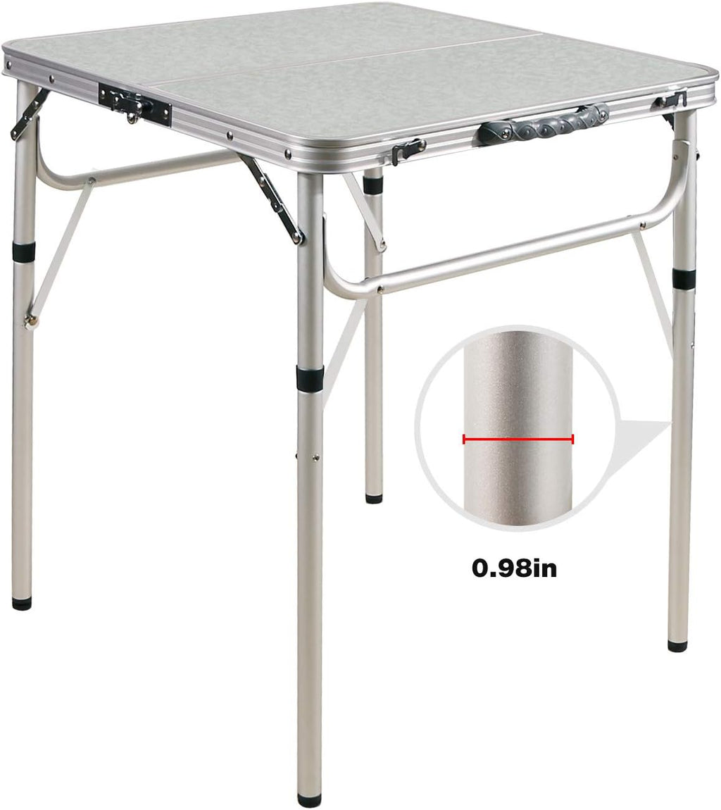47x24 Folding Camping Table, Aluminum Ultralight Height Adjustable W829710