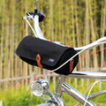 Canvas Black Bicycle Handlebar Bag O465281