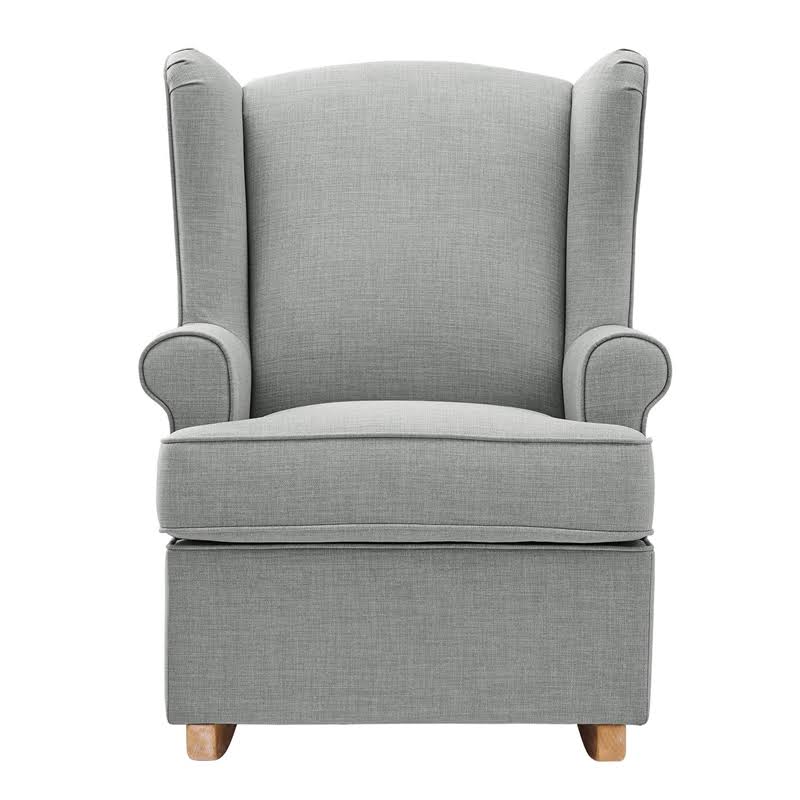 Gray Wingback Convertible Rocker W5055