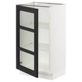 White Glass Door Base Cabinet M39044