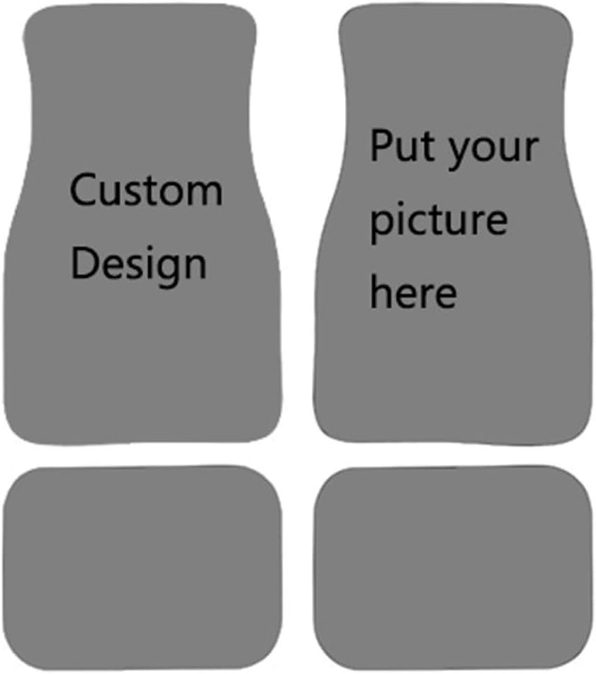 Black Car Mat 4pcs Set Front Floor Mat with Back Mat Y3149