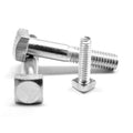 1/4 inch-20 x 4 inch A307 Grade A Square Head Machine Bolt Low Carbon Steel Zinc Plated Pk 700 Z149620
