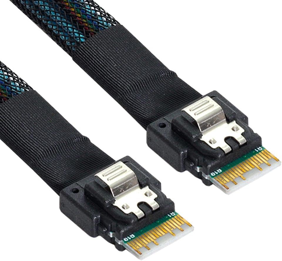 U.2 to Slimline SFF-8654 4i NVME PCIe SSD Cable, Pack of 2 P268724