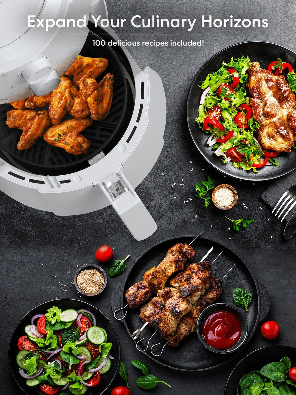 3.7-Quart 7-in-1 Air Fryer Toaster Oven Combo M995617