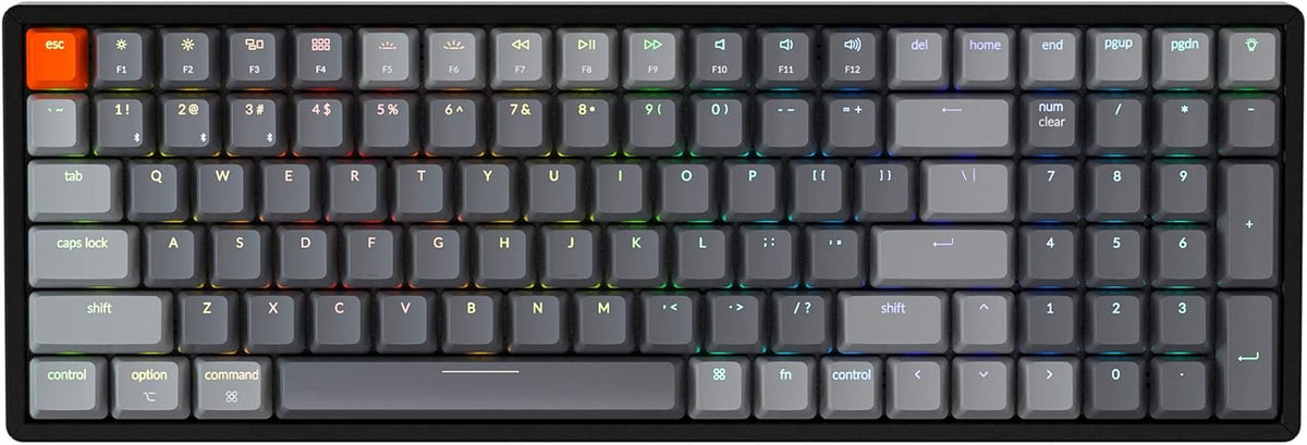 96% Layout Mechanical Keyboard with RGB Backlit and Gateron Brown Switch K77391