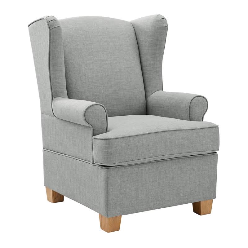 Gray Wingback Convertible Rocker W5055