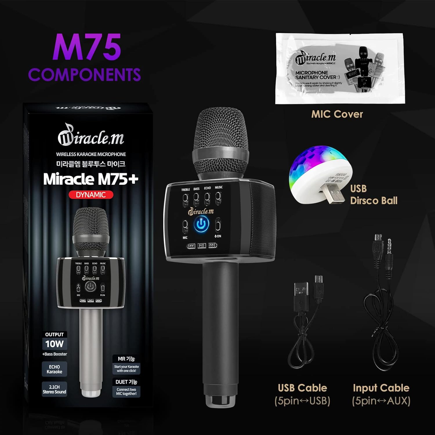 Bluetooth Karaoke Microphone with Speaker R4213