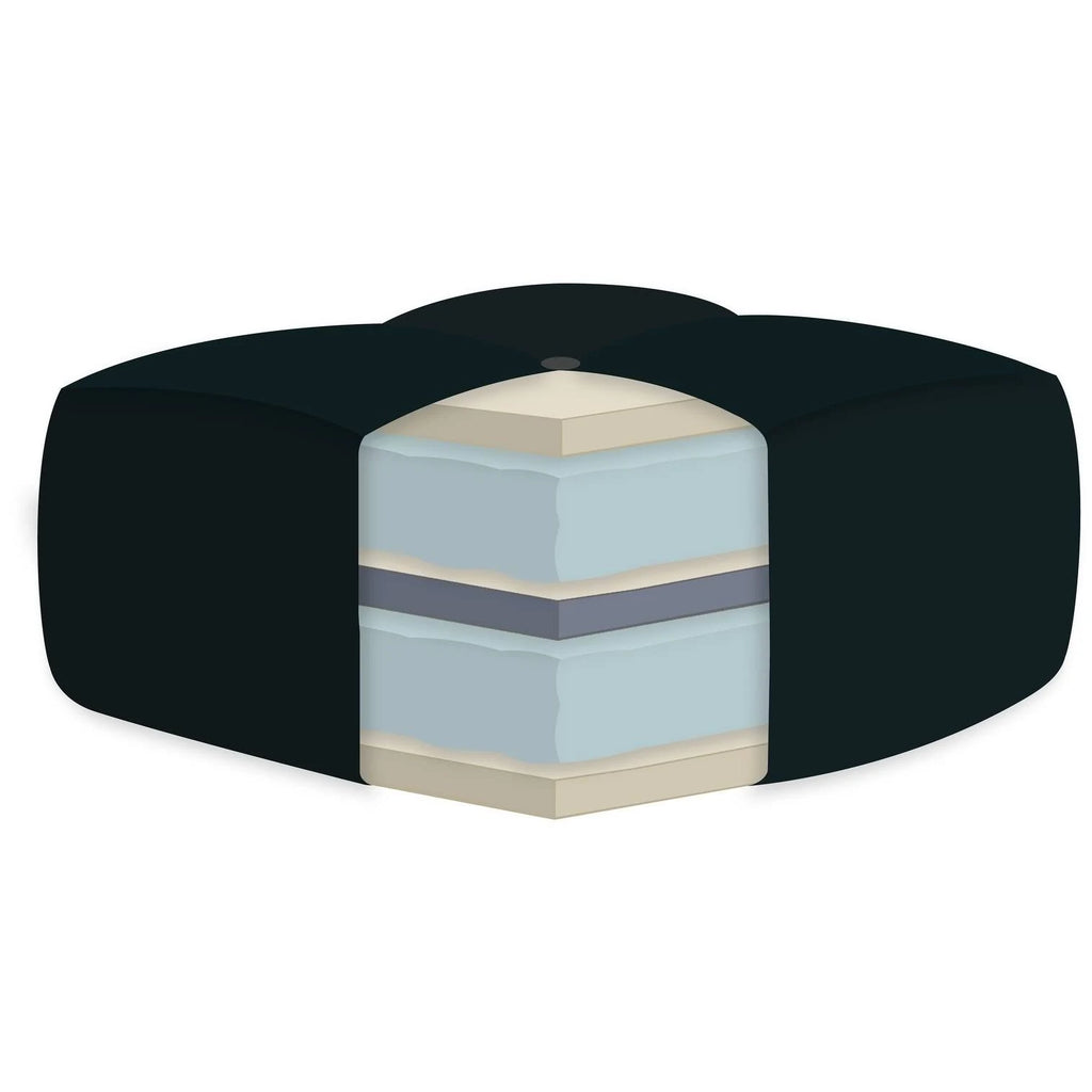 Navy Poly Foam Futon R307