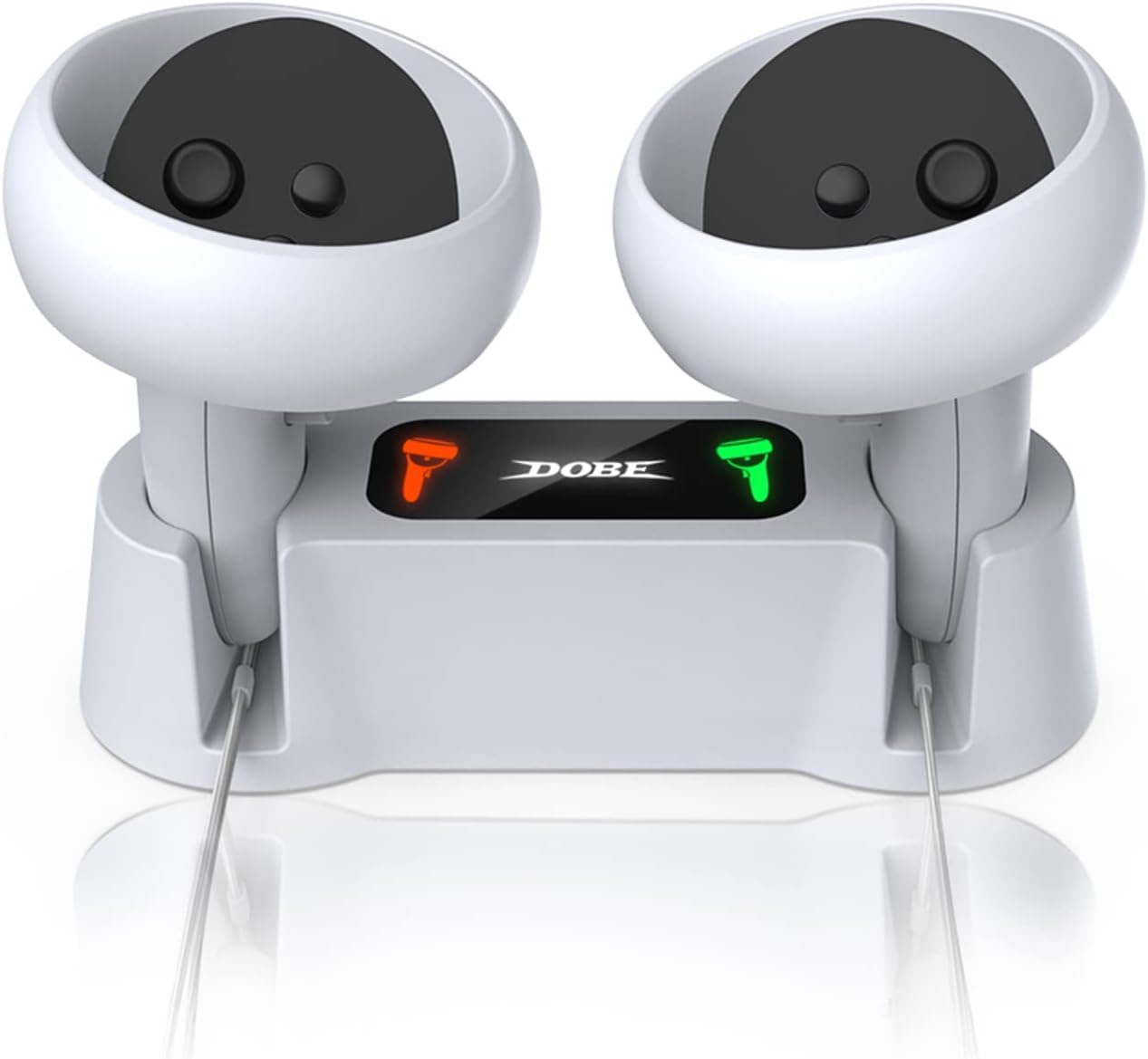 Charging Dock for Oculus Quest 2 Controllers with 2 Rechargeable Batteries and Type-C Charging Cable N477957