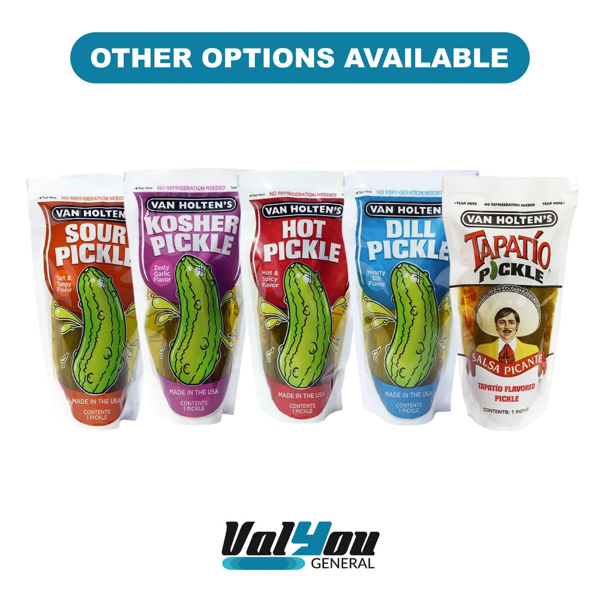 Jumbo Tapatio Salsa Pickle In-A-Pouch, 12x 5oz Pouches Y964743