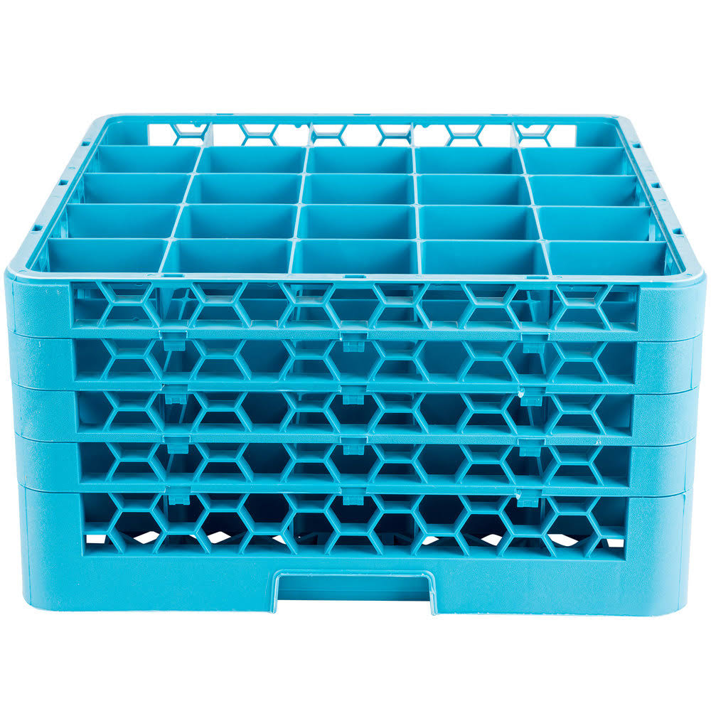 25 Compartment Glass Rack with 4 Extenders H94779