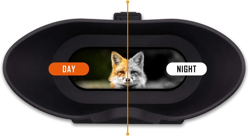 Night Vision Goggles Digital Infrared 1x Magnification 75yd Range Rechargeable Battery E15841