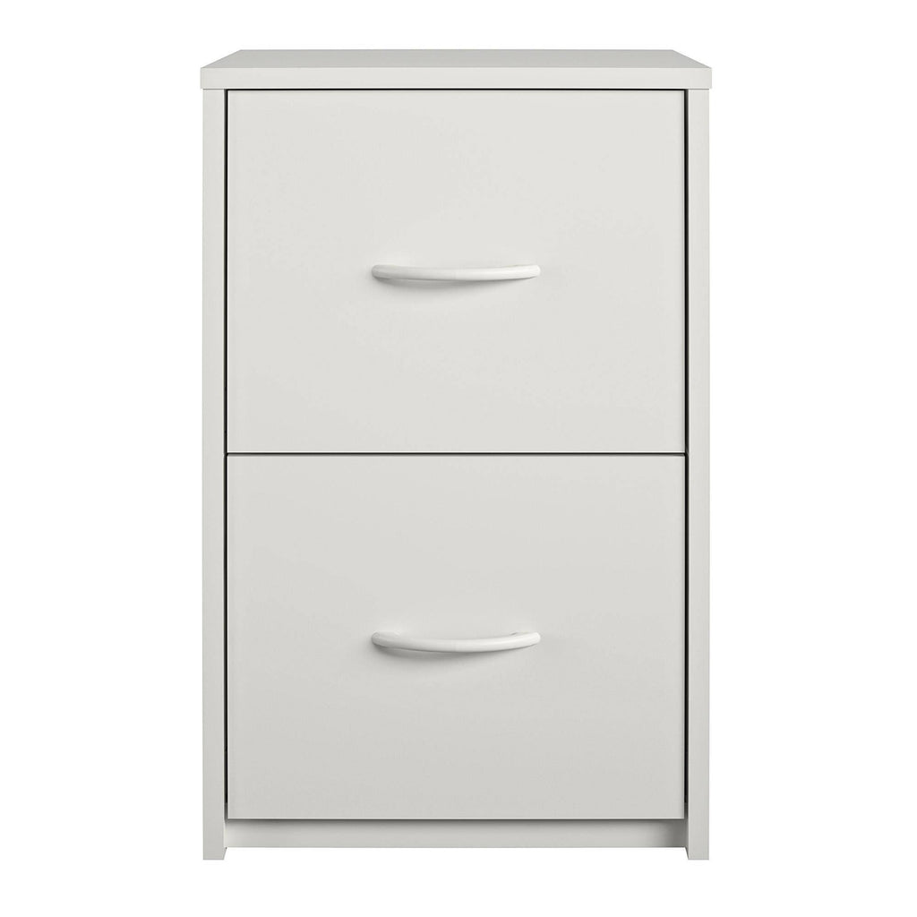 White 2 Drawer File Cabinet H29653
