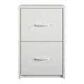 White 2 Drawer File Cabinet H29653