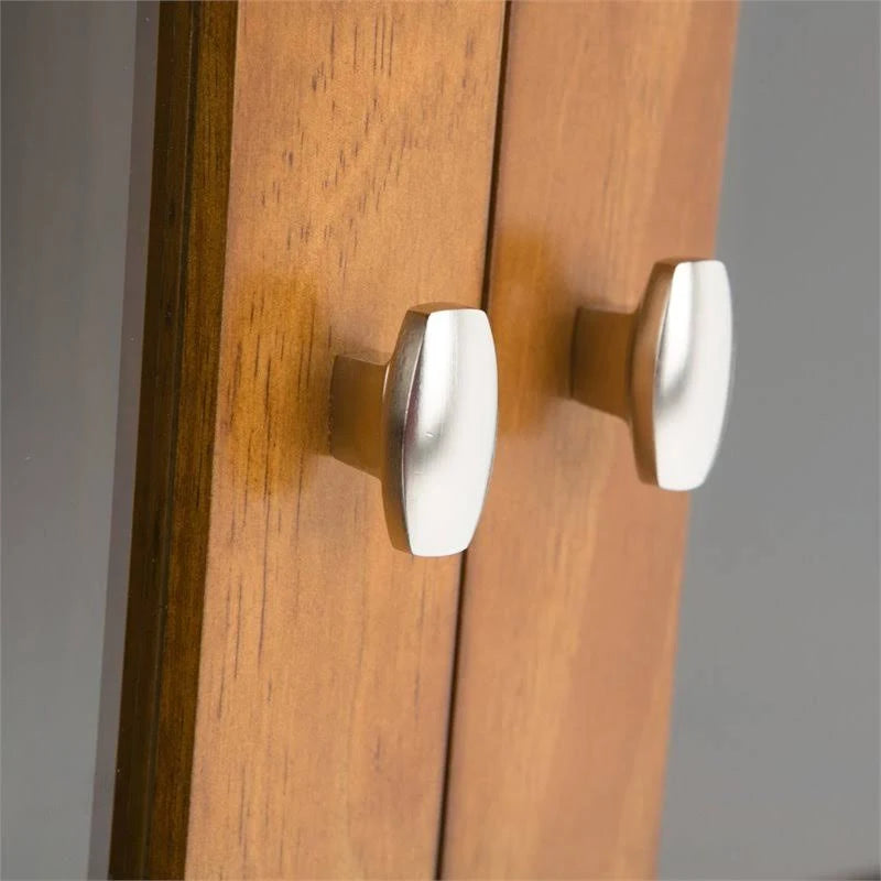 Light Golden Brown Solid Wood Media Cabinet S87741