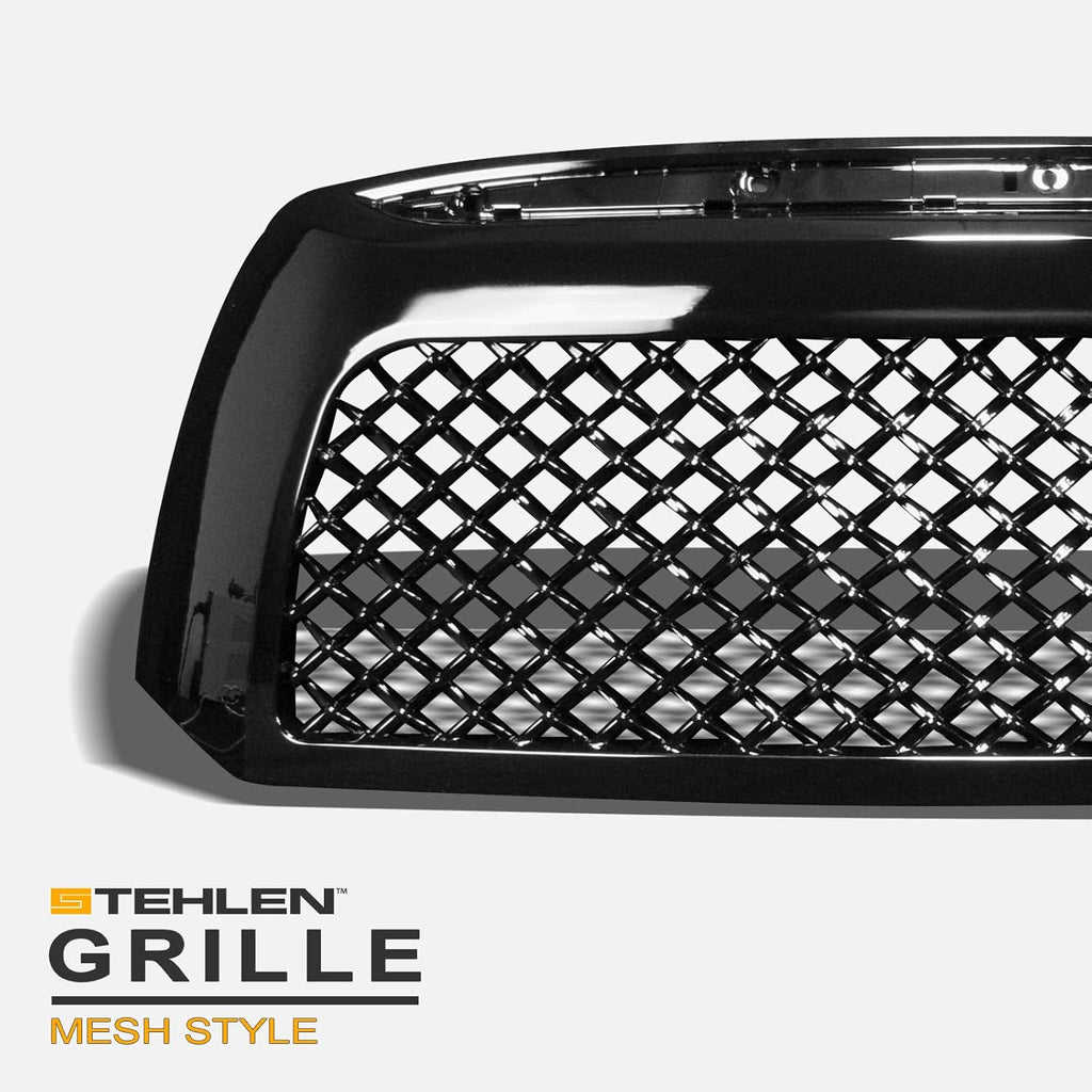 Black Mesh Front Hood Bumper Grille R498