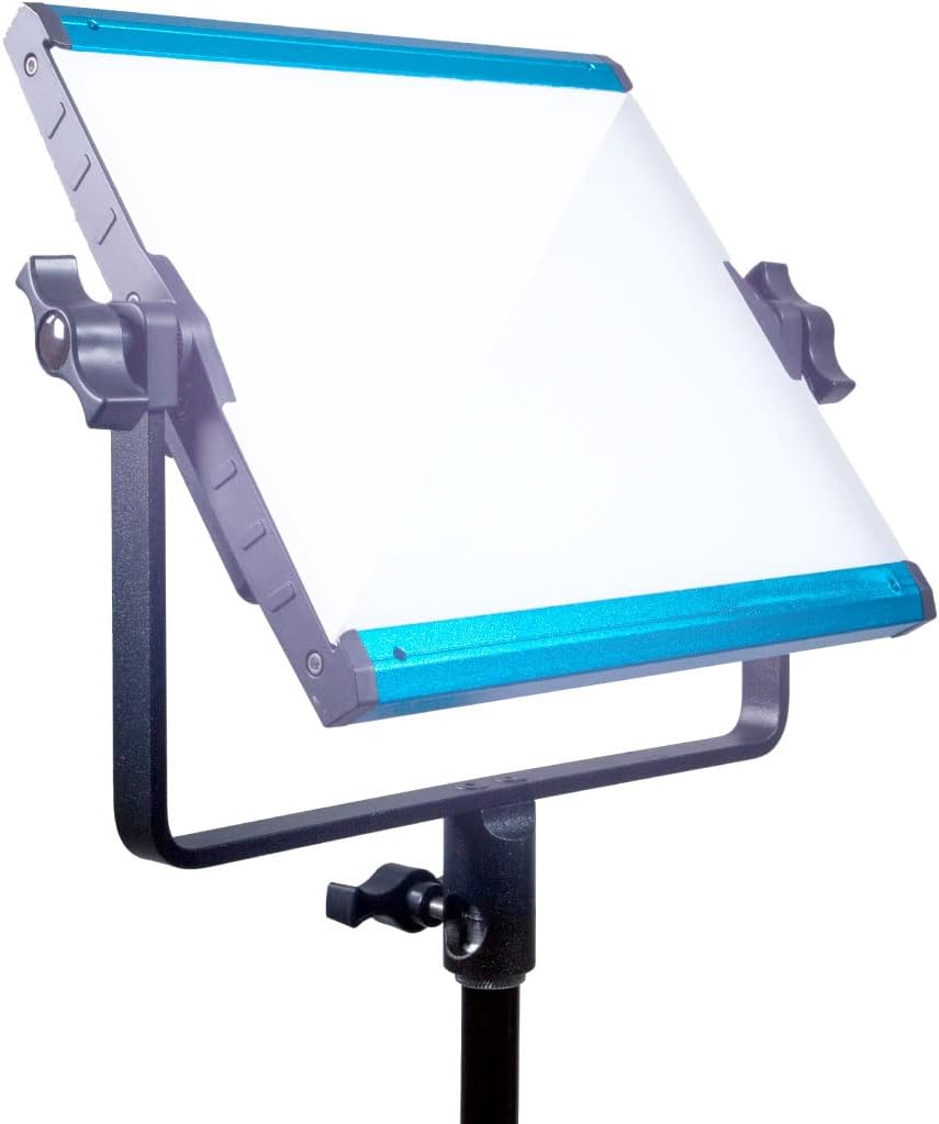 Bi-Color 3200K-5600K LED Video Light with App Control, Dimmable 0-100%, CRI & TLCI 96+, Dual NP-F Battery Plate L474263