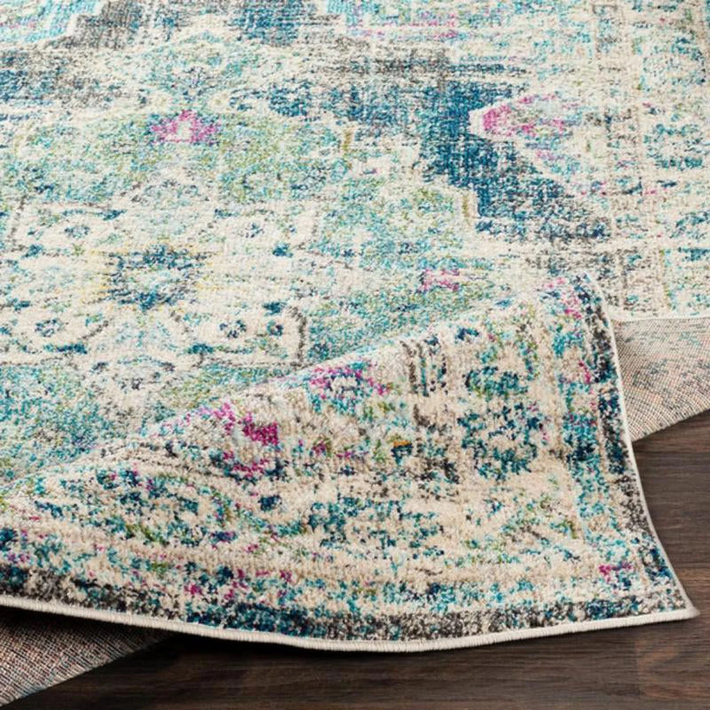 Navy Traditional Runner Area Rug N24113
