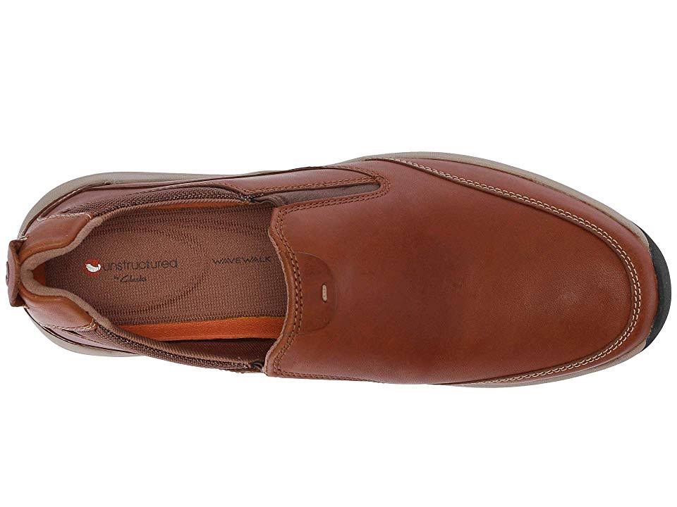 Dark Tan Leather Un Coast Walk Shoes Z864435