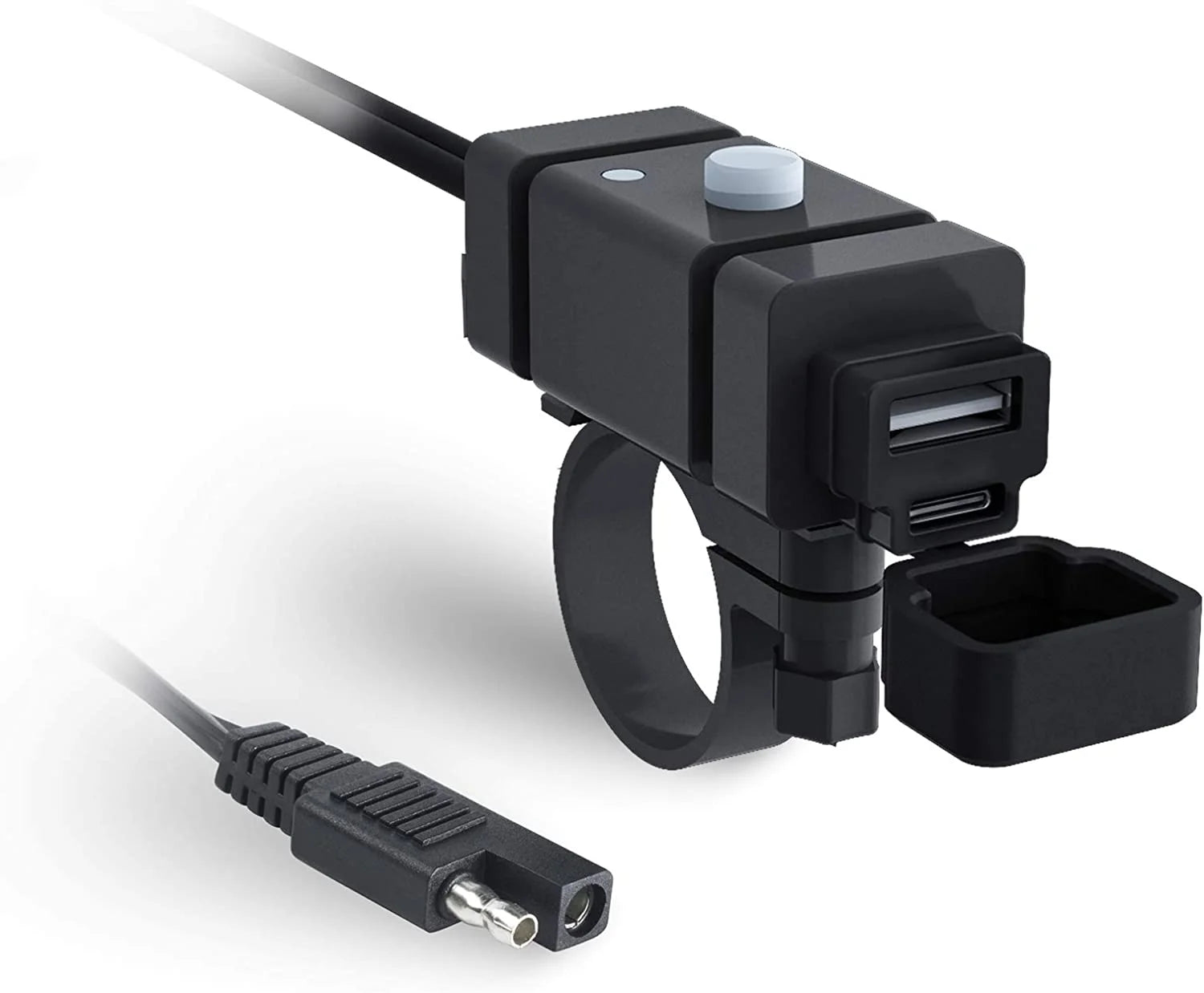 18W SAE to USB-C Motorcycle Phone Charger S456570