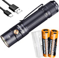 3000 Lumen USB-C Rechargeable Flashlight with 2X 5000mAh Battery Case R5026