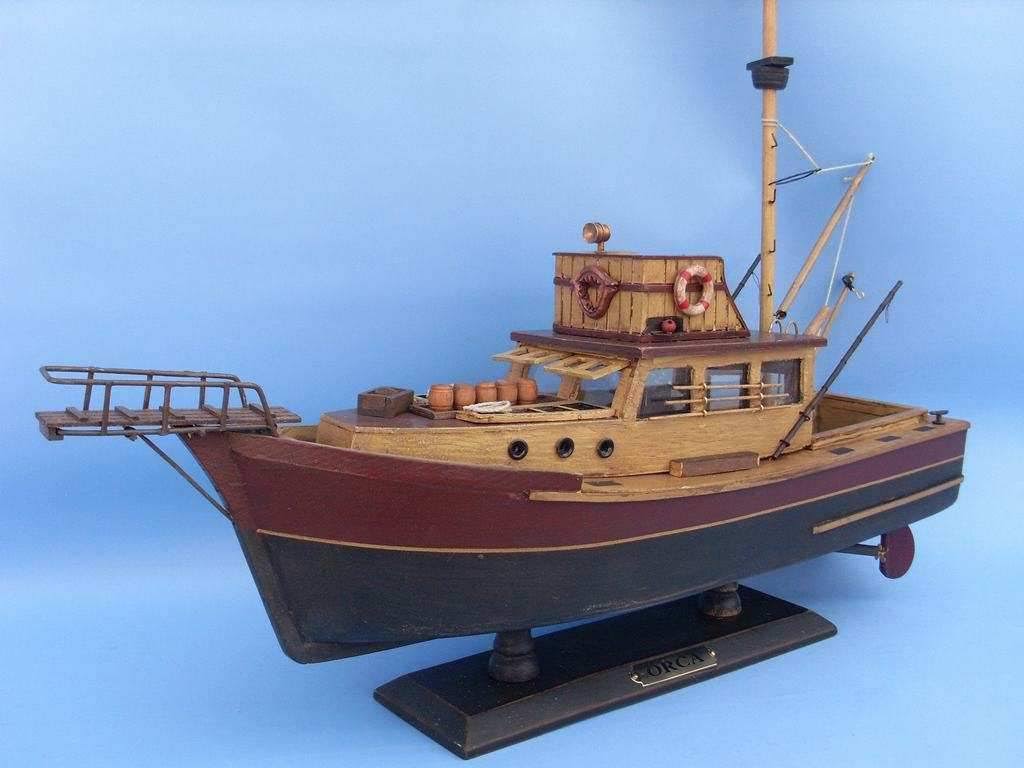 Wood Model Boat Nautical Decoration G6705