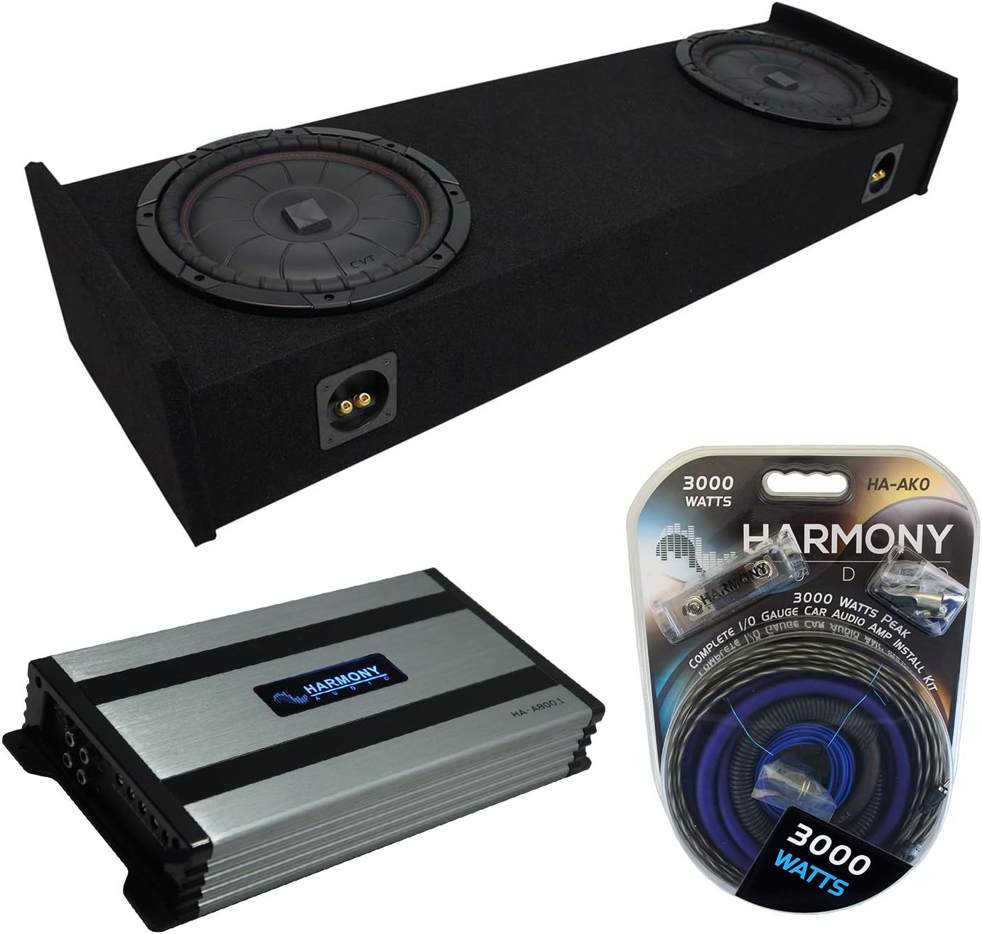 12 Sub Box Enclosure with Amplifier W7705
