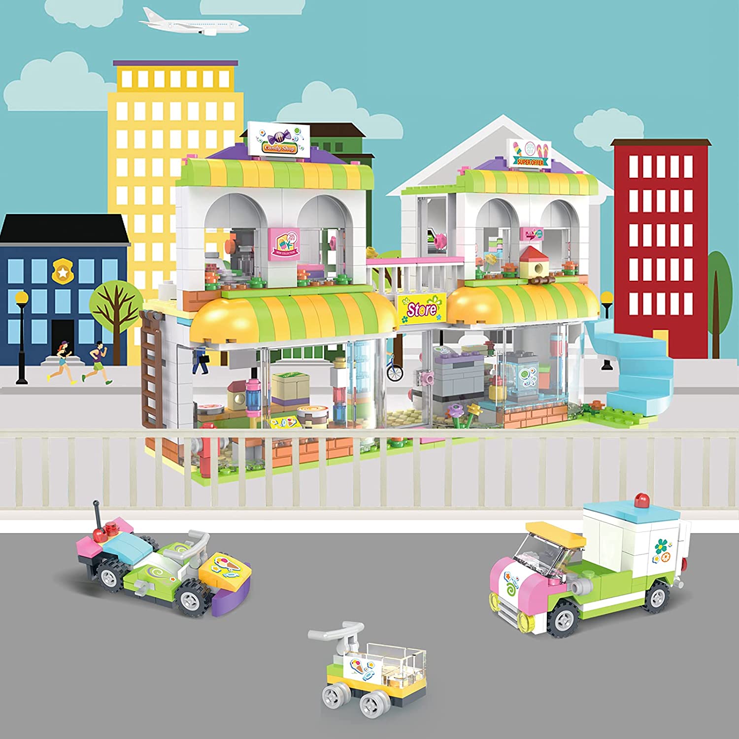 STEM Building Set Toy (648 Pieces) K78384
