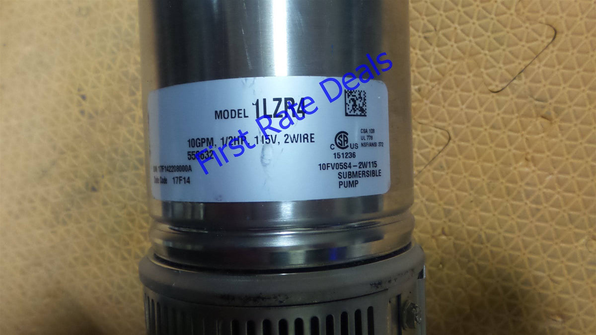 1/2HP 115V 2 Wire Deep Well Pump Q7703